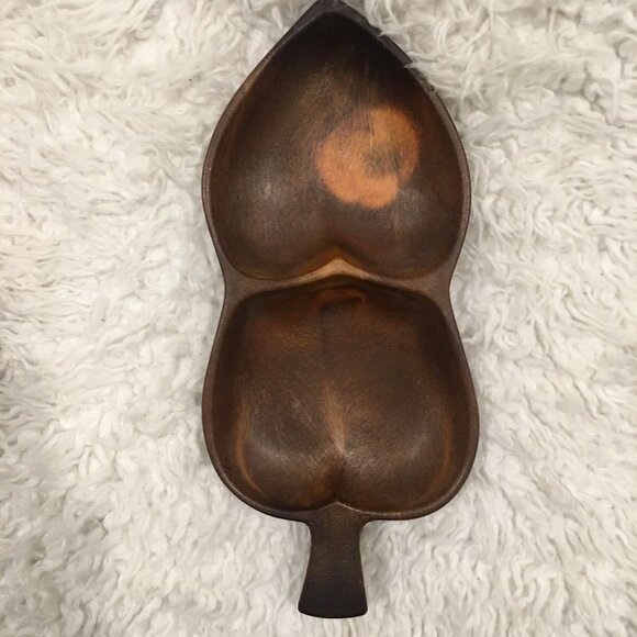 LOT OF 3 Vintage Mid Century MCM Monkey Pod Wood Bowls Dishes from Philippines - Picture 8 of 8